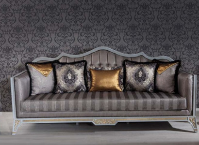 Sofa 3 Seater Couches Sofas Three Seater Textile Luxury Couch Upholstery Baroque